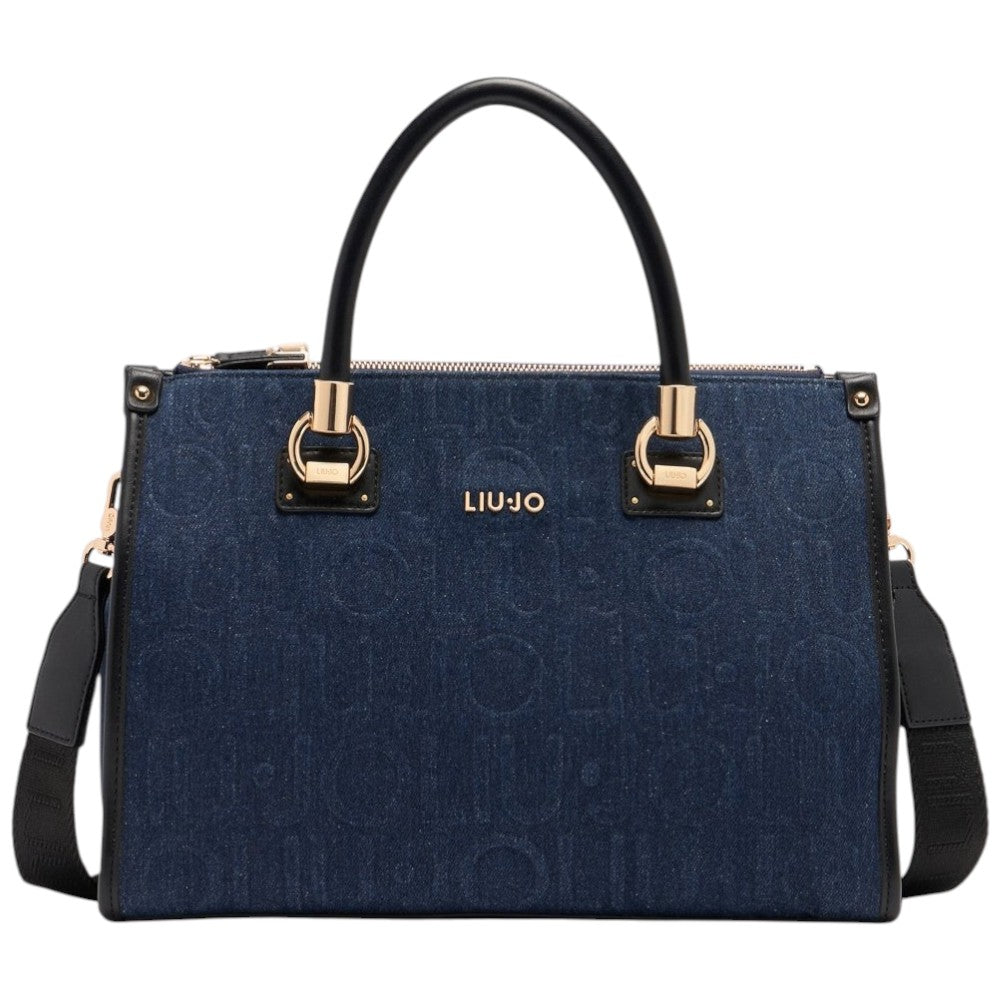 Liu Jo borsa satchel in denim AF5008D0001-94024 Borse Liu Jo