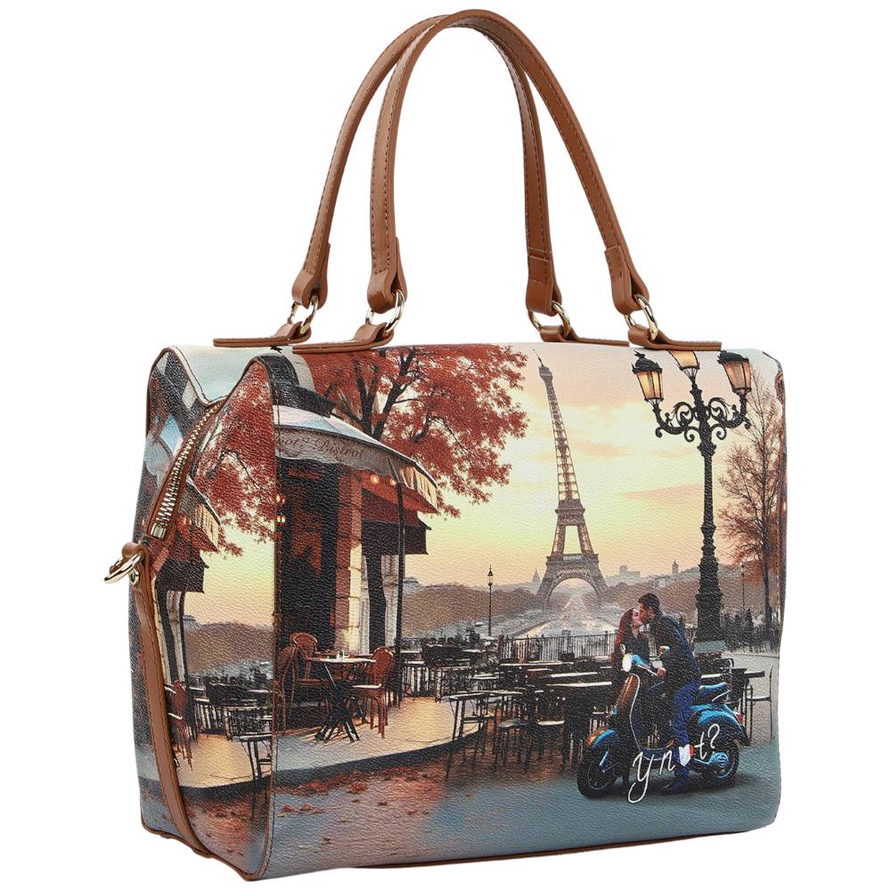 YNot borsa boston KISSES FROM PARIS YES702F6 YNot