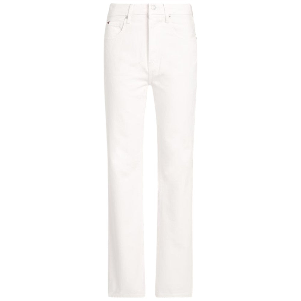 Tommy Hilfiger jeans bianco donna relaxed bootcut WW0WW42194 Jeans Tommy Hilfiger