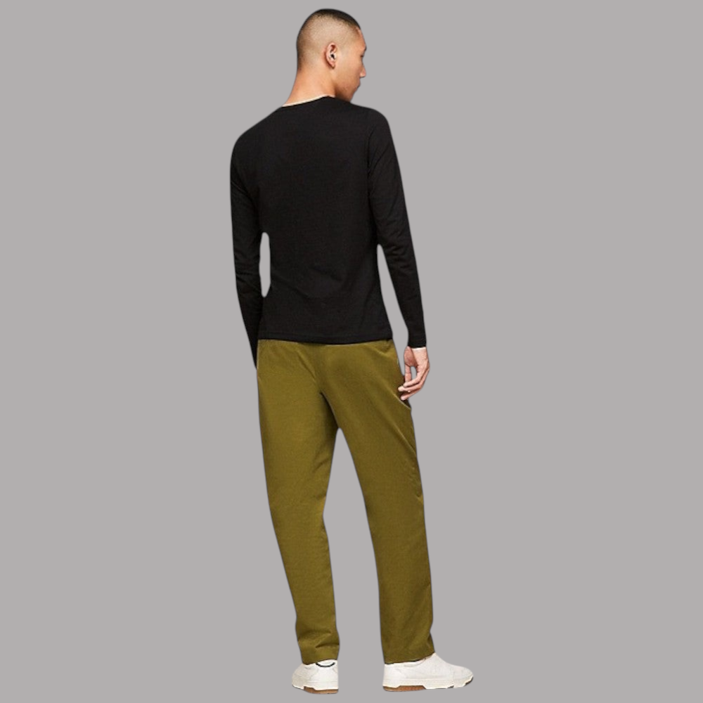 Maglia a maniche lunghe Tommy Hilfiger nera vista posteriore