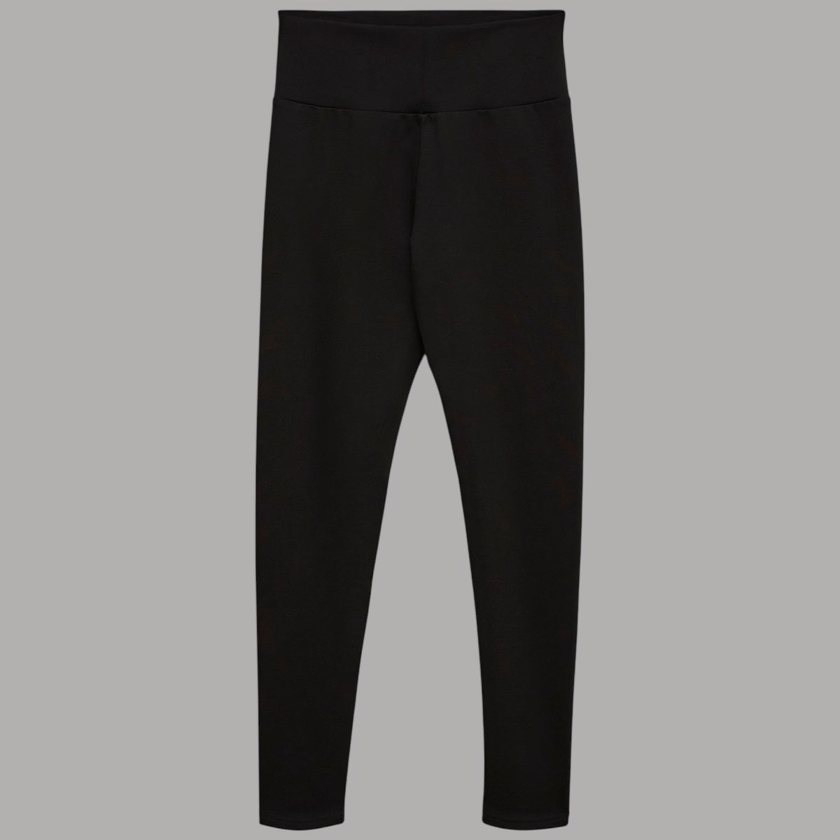 Leggings Vero Moda nero vita alta con polsini aderenti skinny fit, dettaglio in tessuto liscio.