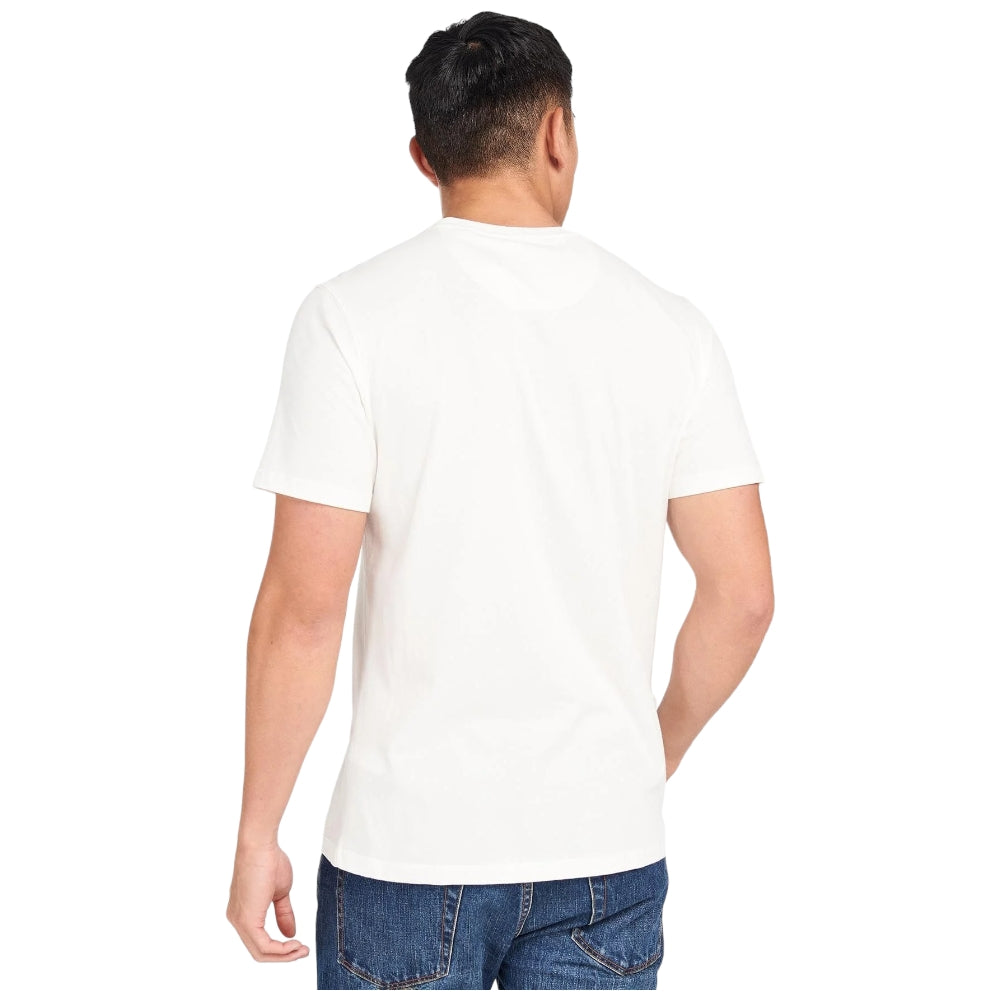 Barbour International T-shirt bianca HARRIS MTS1137 - Prodotti di Classe