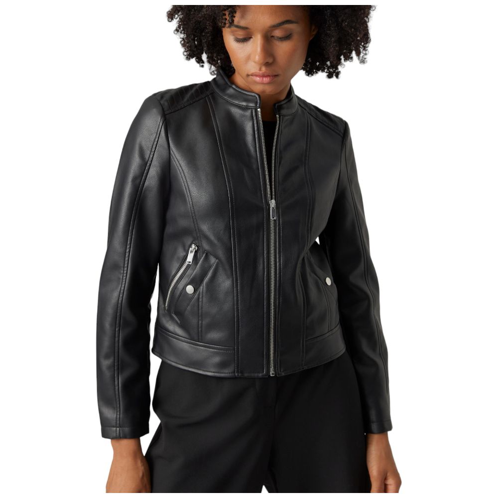 Vero Moda giacca in ecopelle nera Fine Kendall 10291002 - Prodotti di Classe