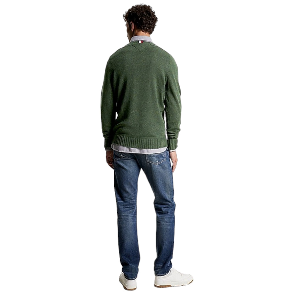 Tommy Hilfiger maglione merino verde MW0MW33100 - Prodotti di Classe