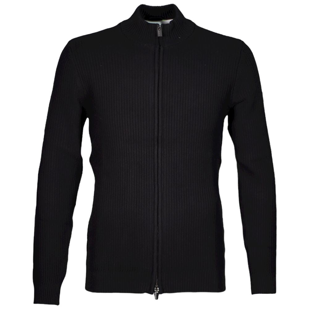 Markup maglia full zip nera MK390103 Maglieria Markup