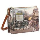 YNot should bag 3 comparti YES399F4 stampa metro Parigi Borse YNot