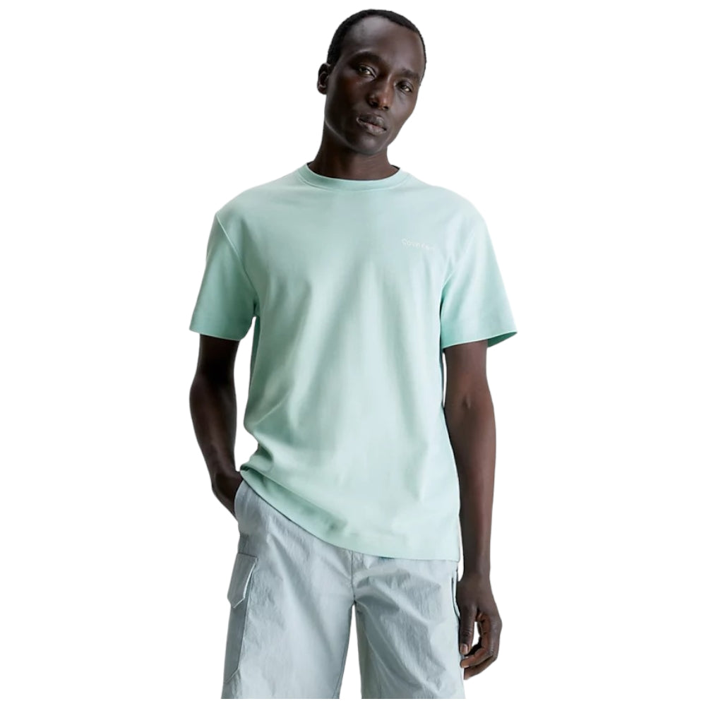 Calvin Klein t-shirt acquamarina K10K109894 - Prodotti di Classe
