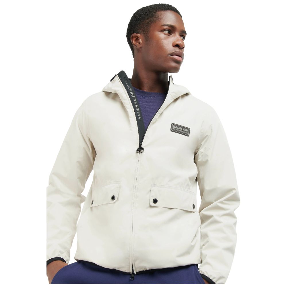 Barbour International giacca panna KENETIC MUZZO MWB0947 Giubbini Barbour International