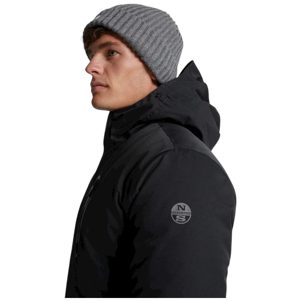 North Sails giacca impermeabile nera Admiral Giubbini North Sails