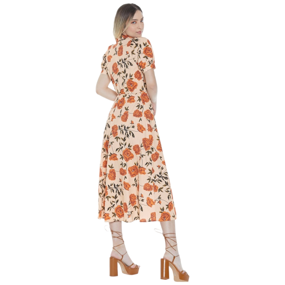 Relish vestito lungo fiori Miwako Vestiti Relish