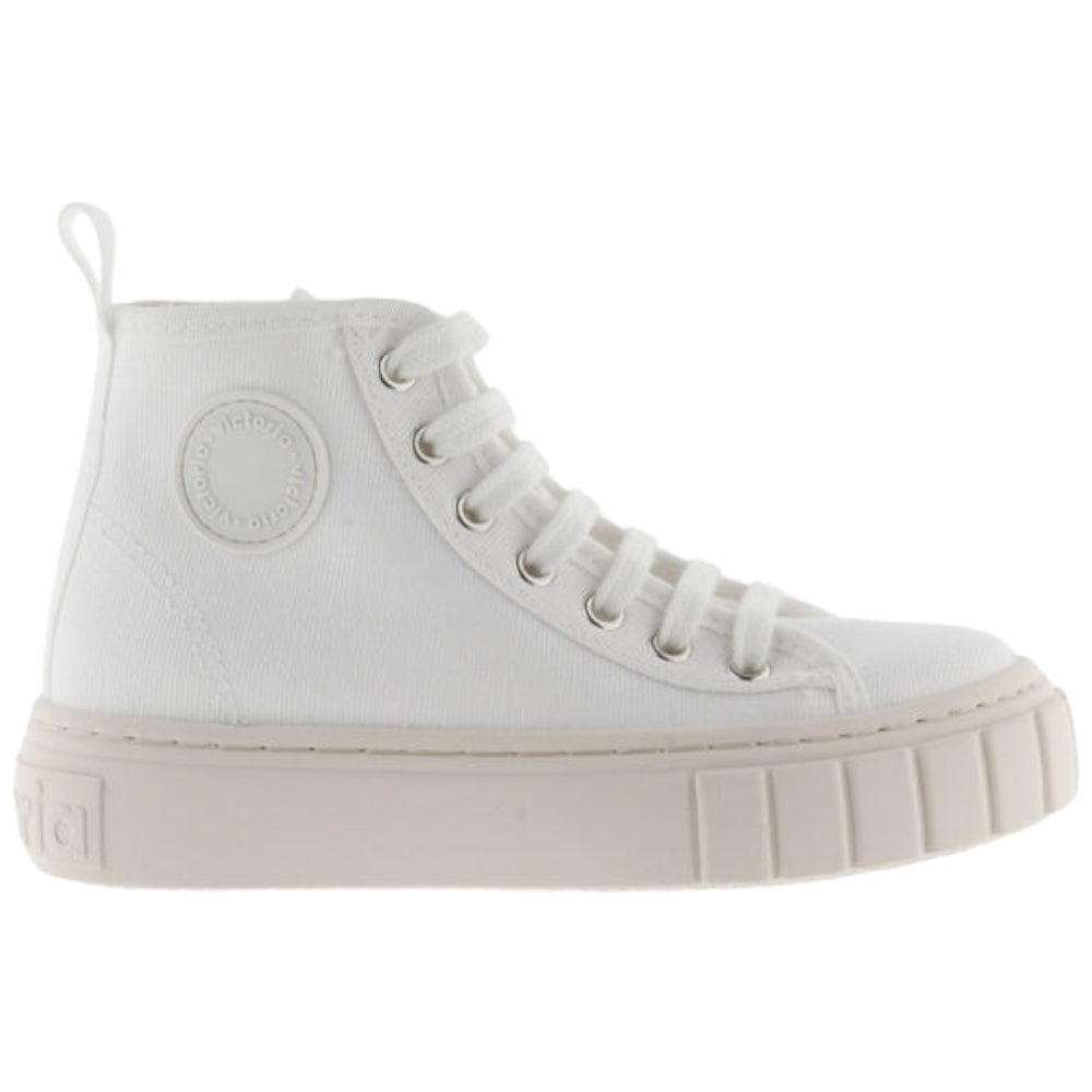 Victoria scarpe alte in tela bianca Abril Sneakers Victoria