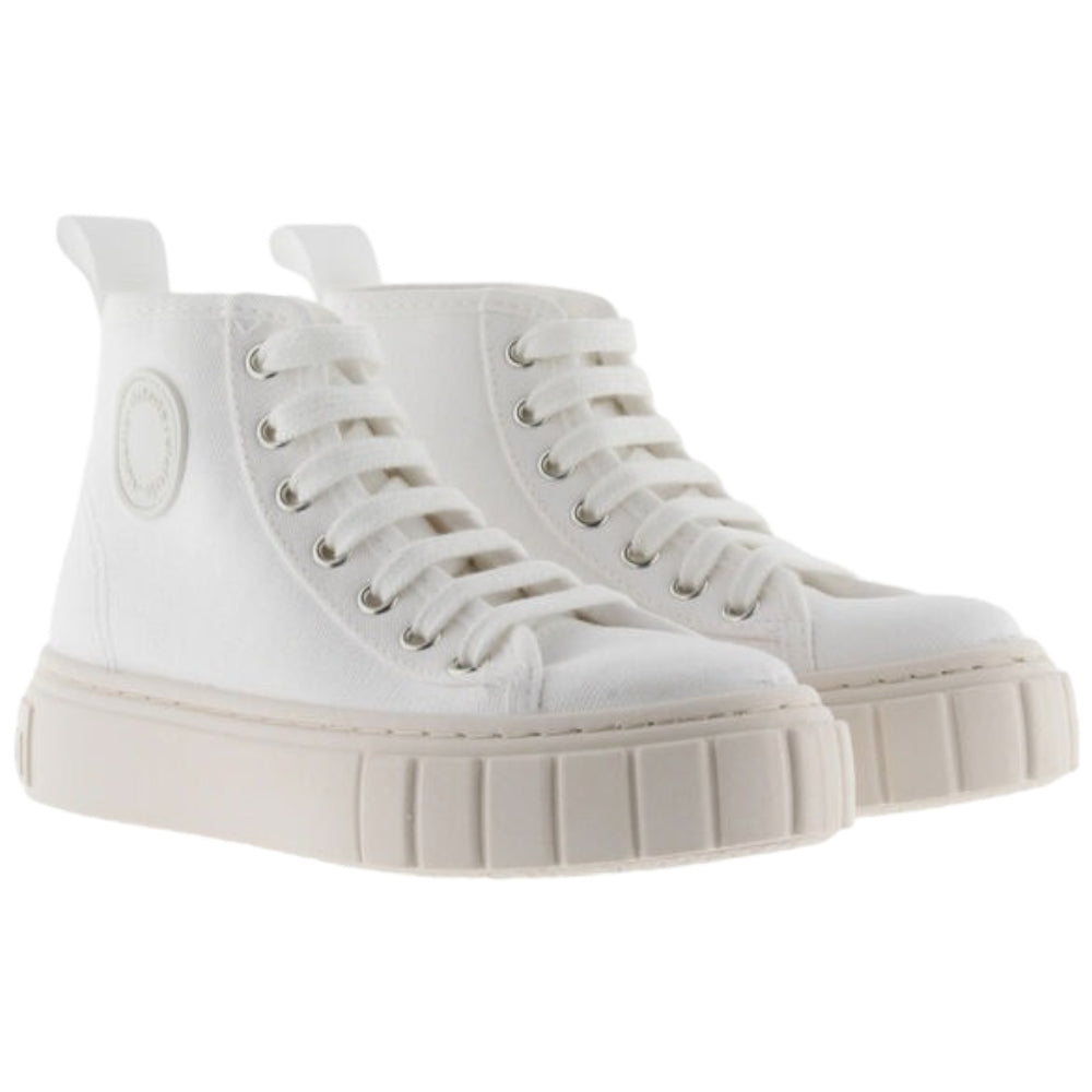 Victoria scarpe alte in tela bianca Abril Sneakers Victoria