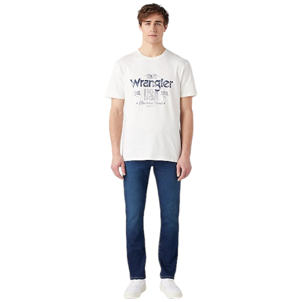 Wrangler jeans Larston Green Fuzz 112341427 Jeans Wrangler