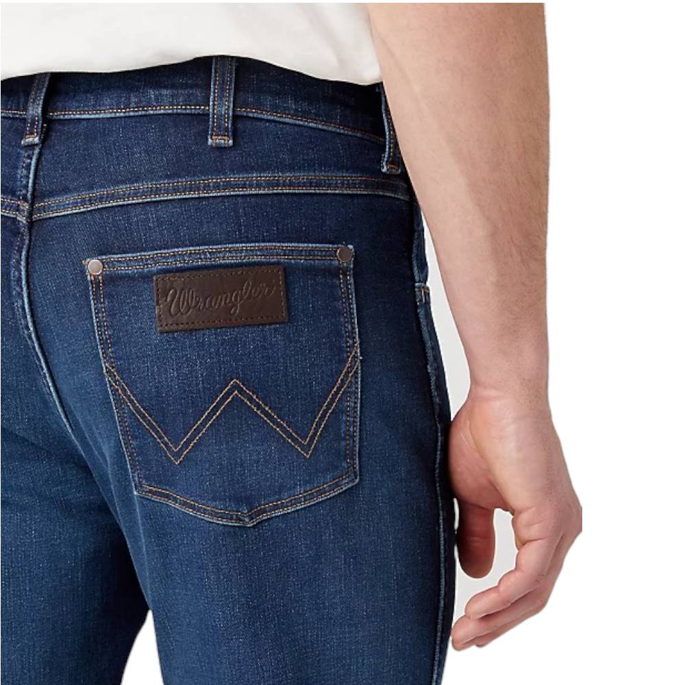 Wrangler jeans Larston Green Fuzz 112341427 - Prodotti di Classe