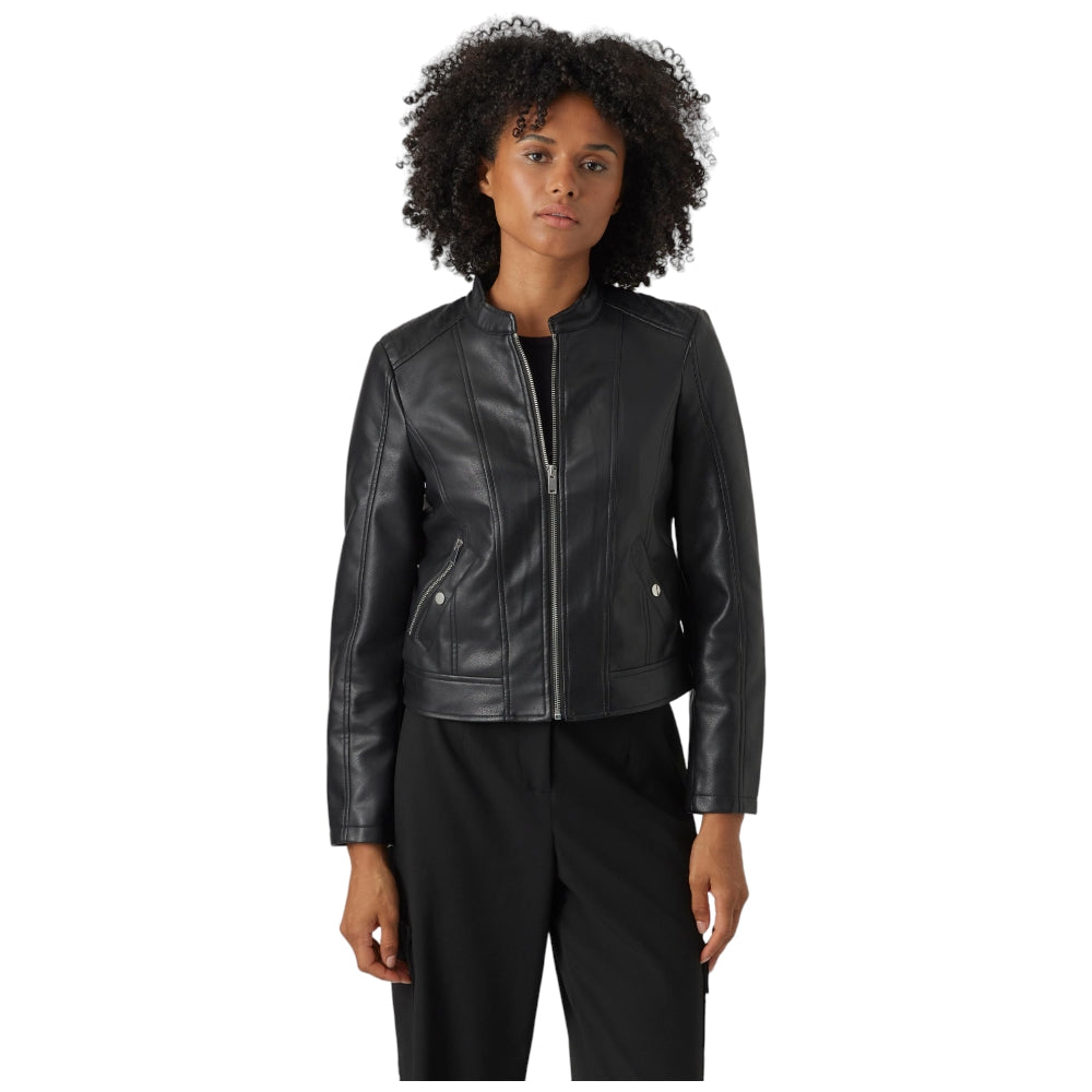 Vero Moda giacca in ecopelle nera Fine Kendall 10291002 - Prodotti di Classe