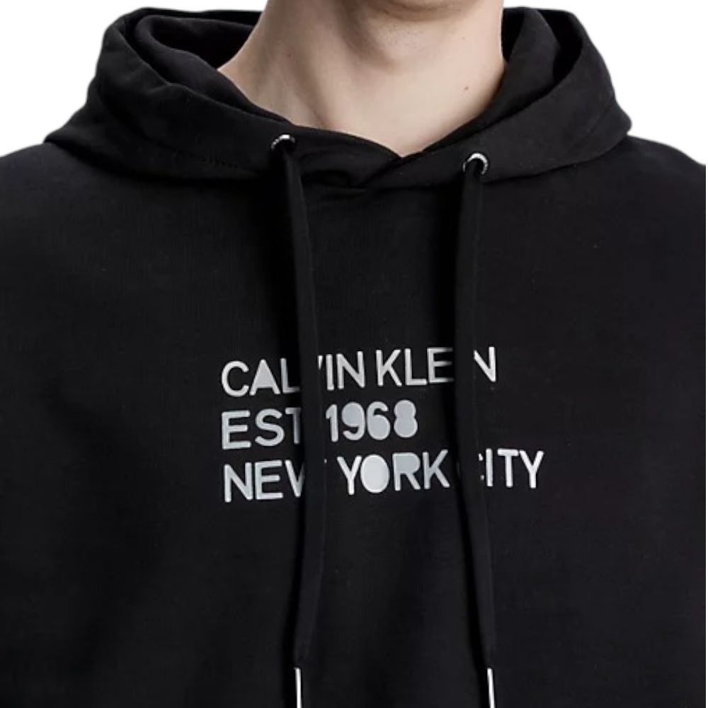 Calvin Klein felpa cappuccio nera K10K111522 - Prodotti di Classe