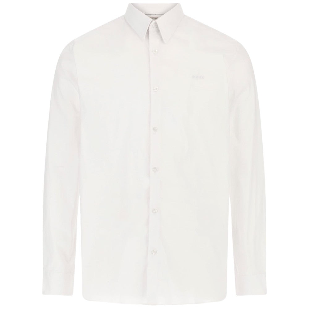 Guess camicia bianca slim M1YH20-W7ZK1 Camicie Guess