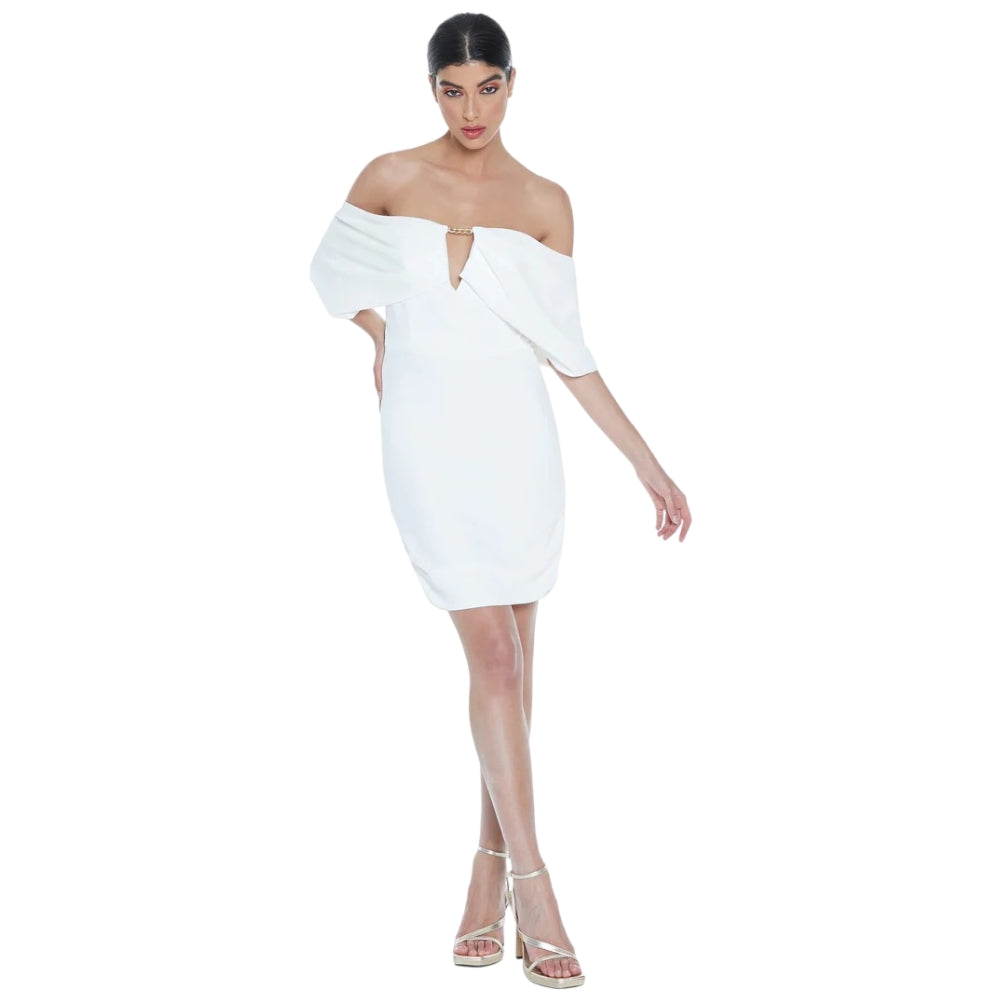 Relish abito corto bianco Fawaris - Prodotti di Classe