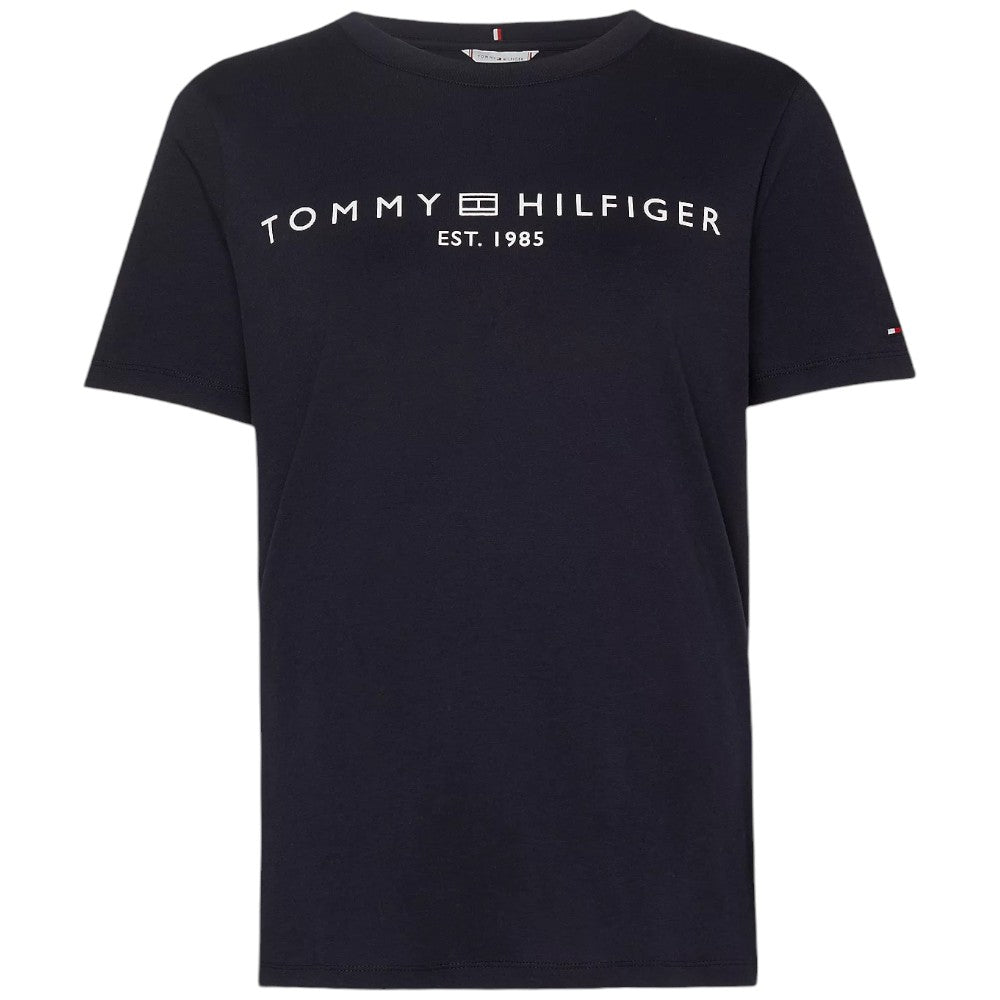 Tommy Hilfiger donna t-shirt blu WW0WW40276 T-shirt Tommy Hilfiger