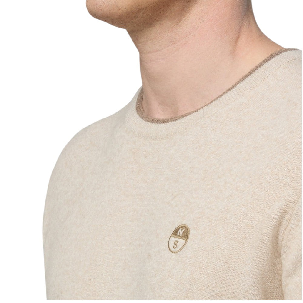 North Sails maglione pullover beige in misto cashmere 699775 Maglieria North Sails