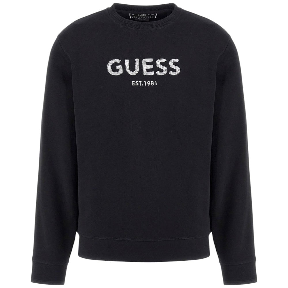 Guess felpa nera logo box M4BQ23 K9Z21 JBLK Felpe Guess