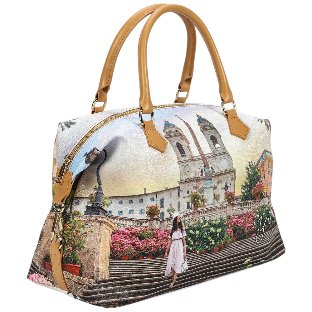 YNot borsa bauletto stampa Roma Floral YES595S3 Borse YNot