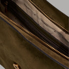 Borsa a spalla grande Guess Camden effetto scamosciato