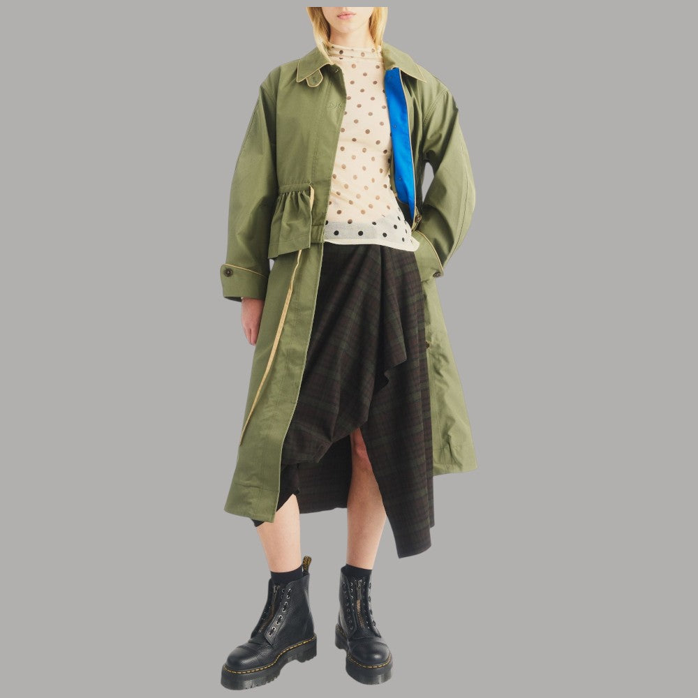 Stivali platform in nappa lavorata Dr Martens Sinclair nero con suola spessa