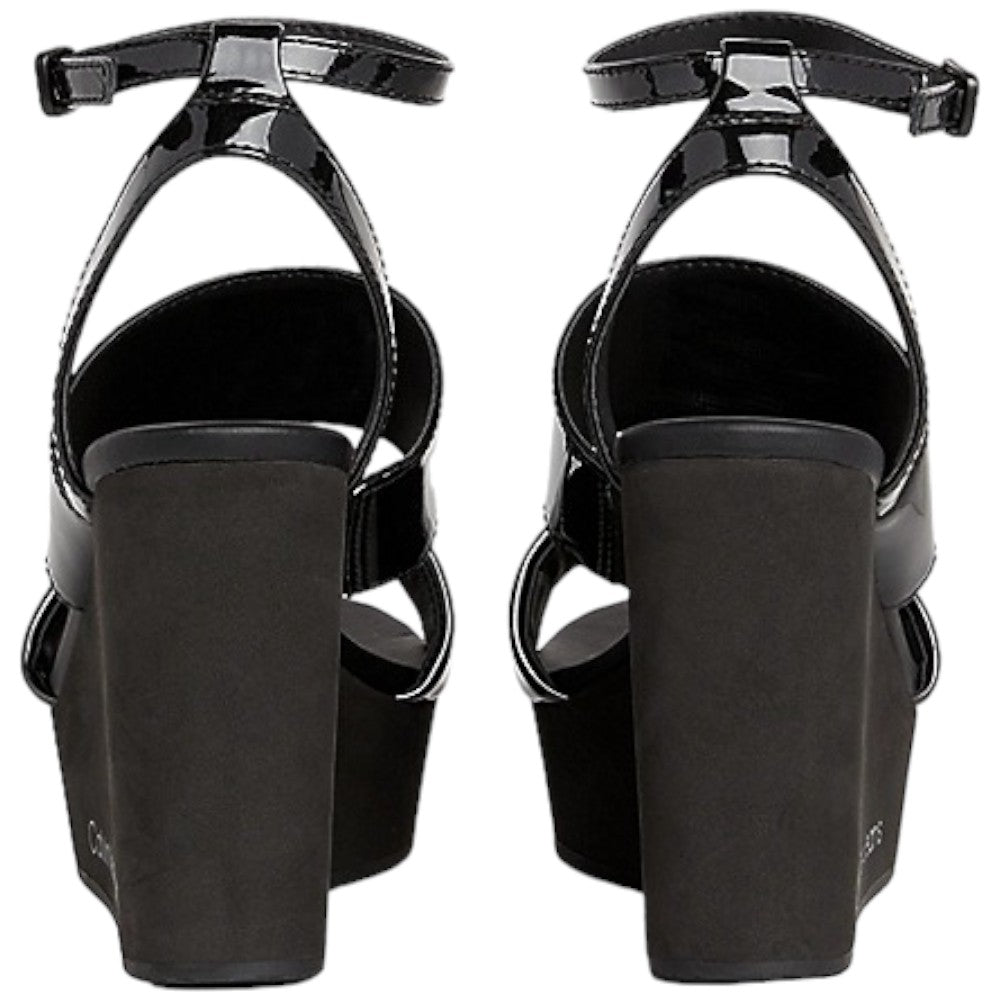 Calvin Klein Jeans sandali neri wedge sandal hardware YW0YW01459 - Prodotti di Classe