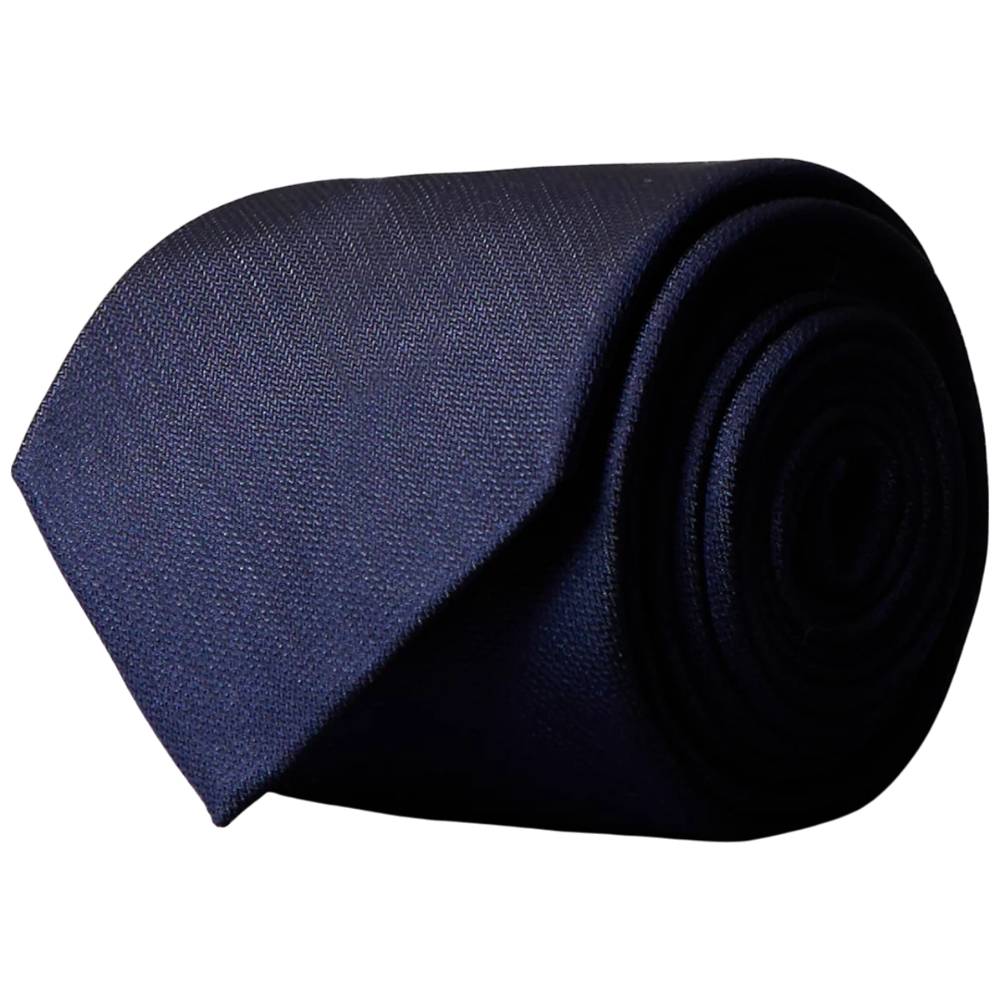 Calvin Klein cravatta blu 6,4 in misto seta CK2111E001400 Cravatte Calvin Klein