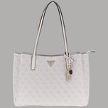Borsa shopping Guess Noelle II Tech Tote con stampa monogramma 4G e manici doppi