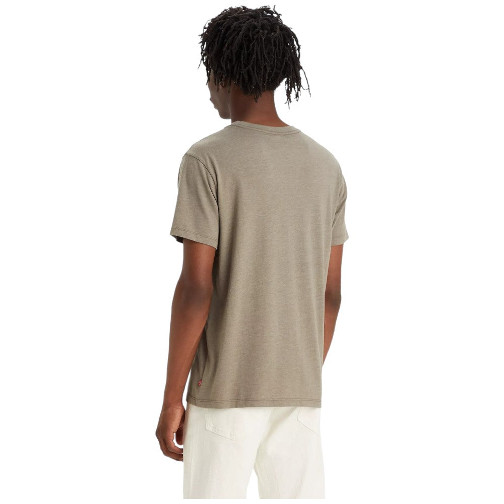 Levi's t-shirt verde fiammata logo stampato 22491-1446 T-shirt LEVI'S