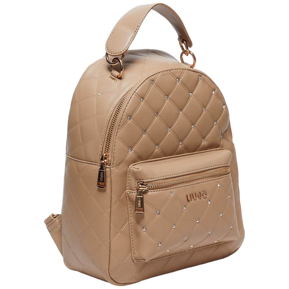 Liu Jo zaino biscotto con strass Jorah AA4184E0426 - Prodotti di Classe