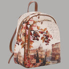 Zaino YNot Yes Bag con stampa di Roma, visto di tre quarti