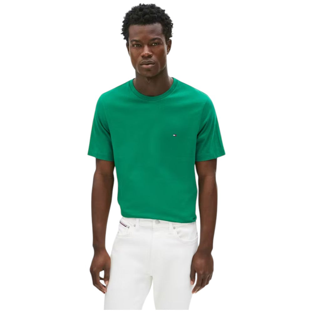 Tommy Hilfiger t-shirt verde MW0MW39995L3J T-shirt Tommy Hilfiger