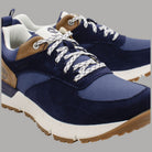 Sneakers uomo Timberland Voyager Park Low Lace blu scuro con dettagli in tessuto e suola in gomma