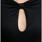 Guess maglia nera in modal con scollo goccia W5YP33KACM2JBLK Guess
