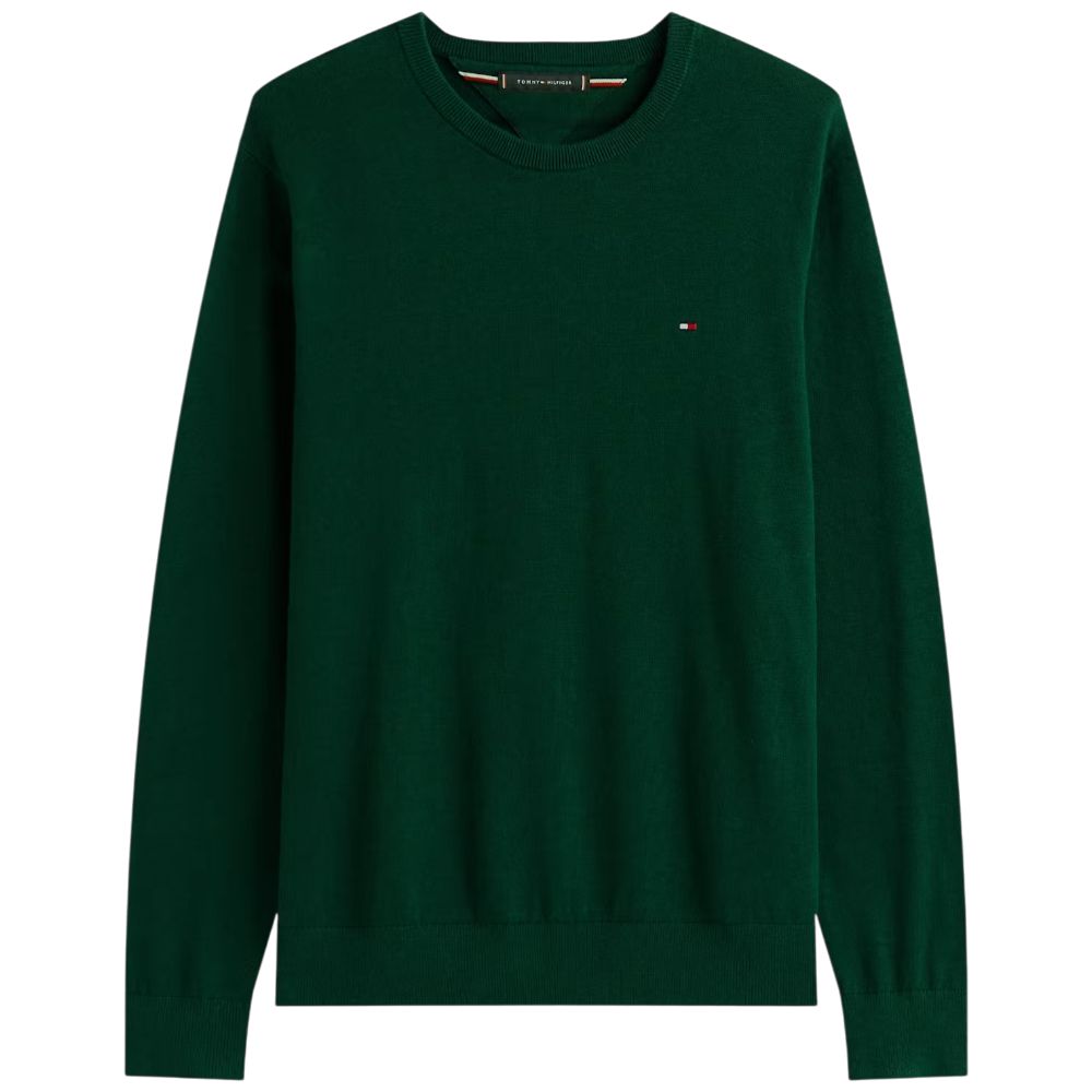 Tommy Hilfiger pullover verde bosco MW0MW39999MQ8 Tommy Hilfiger