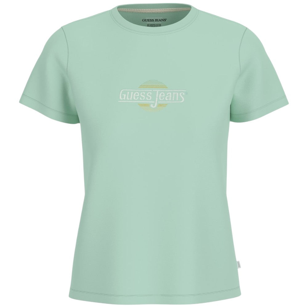 Guess Jeans t-shirt verde W5GI26 J1314 G8FG Guess Jeans