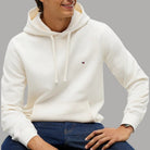 Felpa con cappuccio Tommy Hilfiger con piccolo logo ricamato