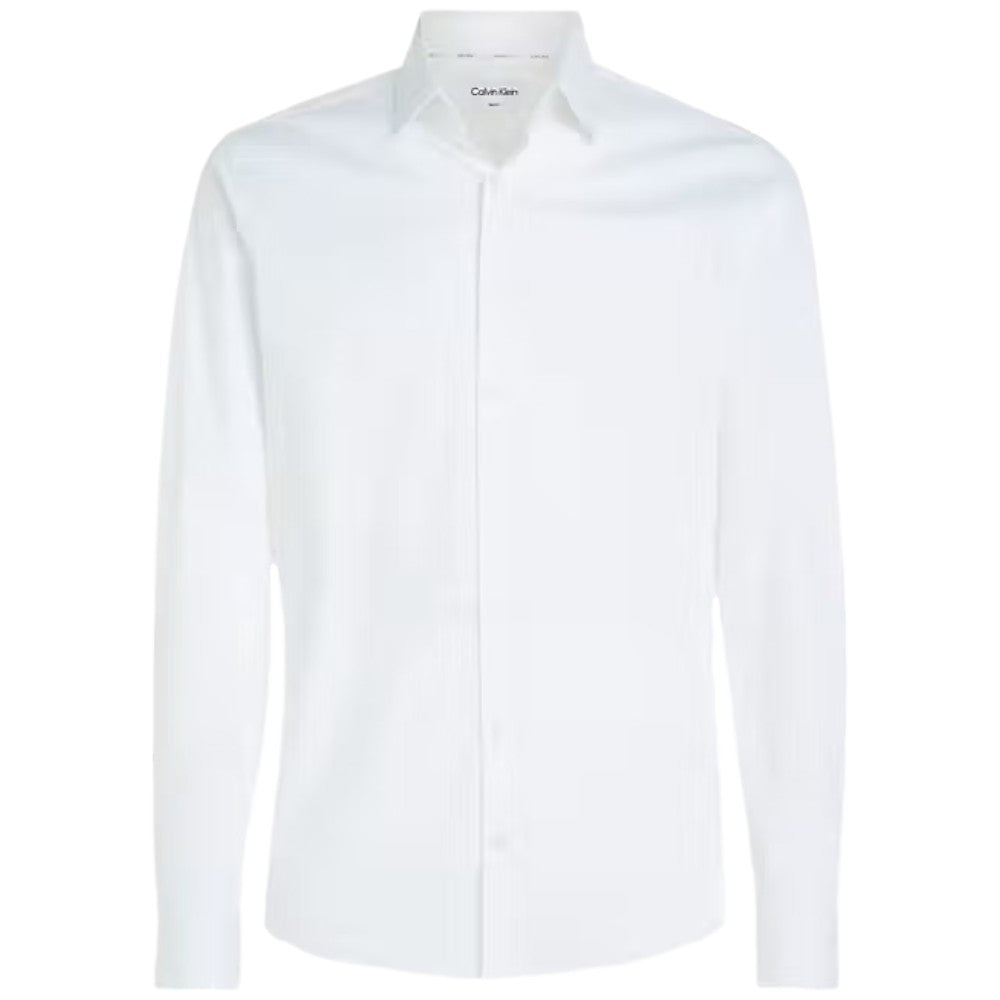 Calvin Klein camicia bianco panna slim fit K10K108229 Camicie Calvin Klein