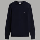Pullover Tommy Hilfiger in pima cashmere con bandierina ricamata