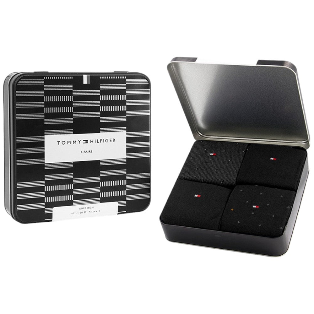 Tommy Hilfiger gift box 4 paia di calzini neri 701229784002 Calzini Tommy Hilfiger