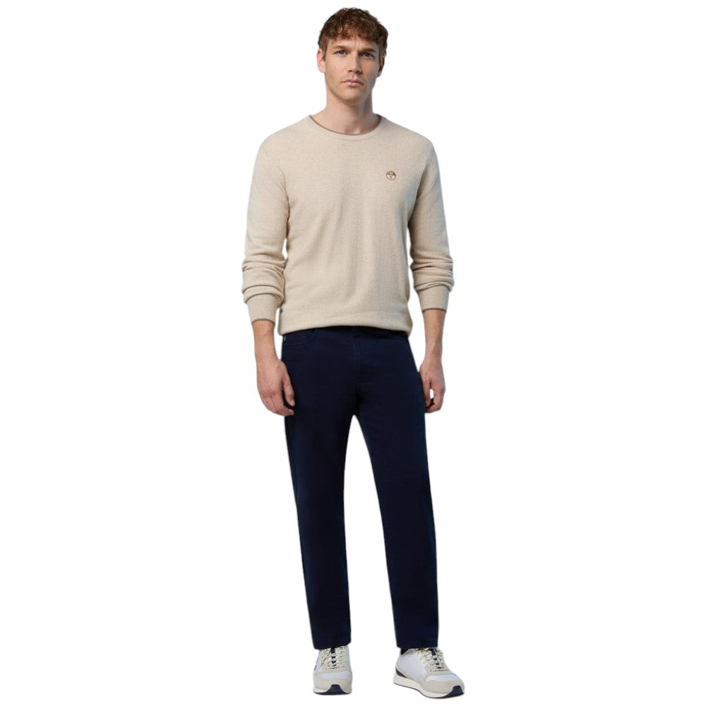 North Sails maglione pullover beige in misto cashmere 699775 Maglieria North Sails