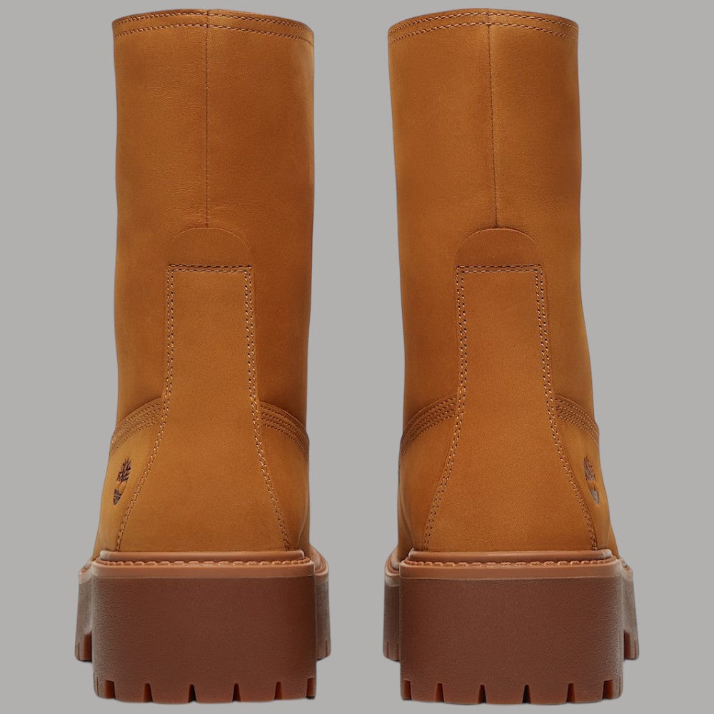 Timberland Stone Street Mid stivale con plateau giallo da donna dettagli visibili