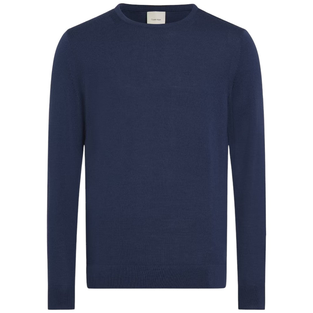 Calvin Klein maglioncino merino blu inchiostro K10K109474PPK - Prodotti di Classe