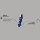 GT Eco Proclean 70ml balsamo pulizia sneakers e borse, dettaglio spray blu con etichetta, texture liscio