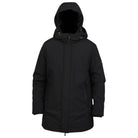 Markup parka nero lungo in tessuto tecnico MK24007 Giubbini Markup