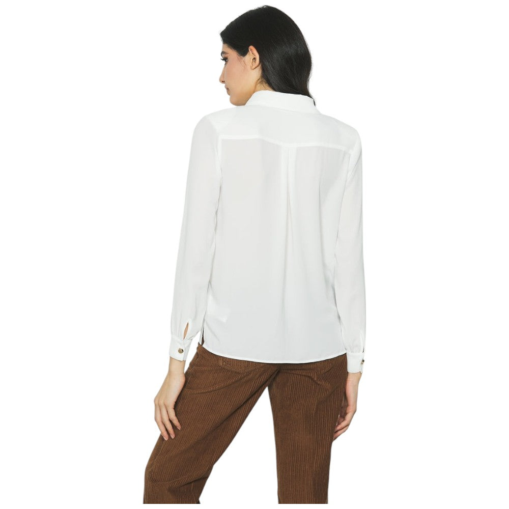 Relish camicia bianca con collana SUGILLITE_A RDA2403009011 Camicie Relish