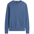 Tommy Hilfiger pullover pima cashemere blu avion MW0MW28046DVI Tommy Hilfiger